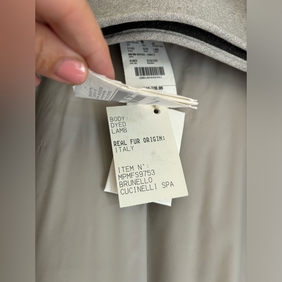 Rare, Brunello Cucinelli Fur Hooded Coat - Picture 11 of 14